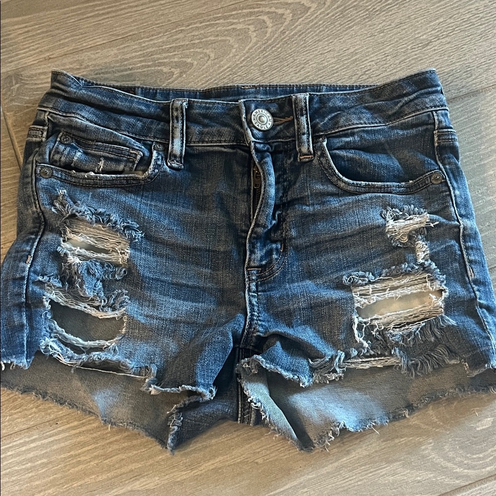 American Eagle Distressed Denim Women Shorts